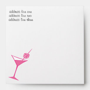 Martini Dice Envelopes