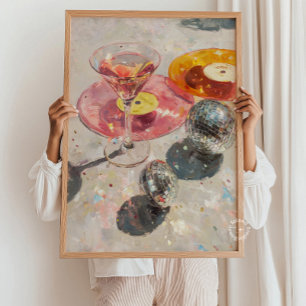 Martini & Disco Ball : Impression d'art : Bar Car 