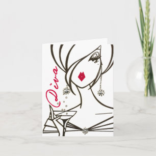 Martini Diva Card