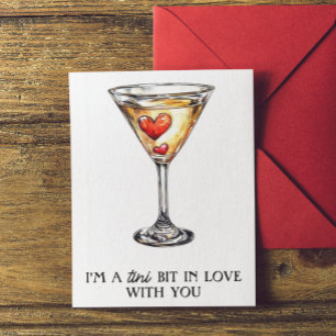 Martini Funny Valentine's Day Card