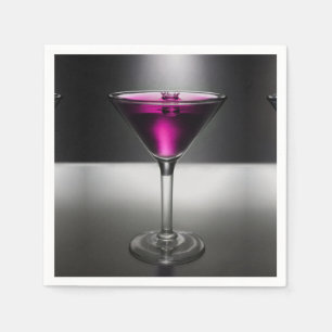 Martini Glass Cocktail Party Napkins
