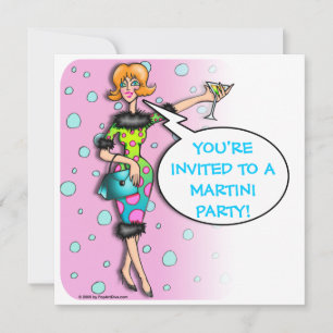 Martini - Invitation pour une soirée cocktail