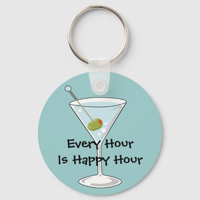 Martini Keychain (Front)