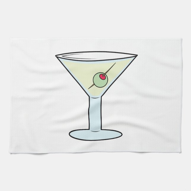 Martini Kitchen Towel (Horizontal)