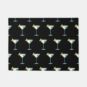 Martini Lovers Cocktail Glass Bartender Alcohol Doormat