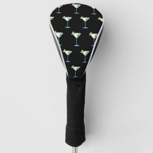 Martini Lovers Cocktail Glass Bartender Alcohol Golf Head Cover