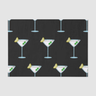 Martini Lovers Cocktail Glass Bartender Alcohol Tissue Paper