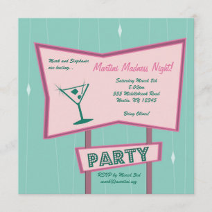 Martini Madness Invitation