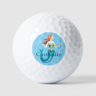 Martini Mermaid Thunder_Cove Golf Balls