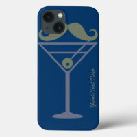 Martini Moustache custom iPad case