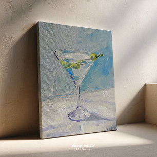 Martini Painting Canvas Print