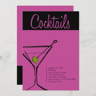 Martini Party Invitation