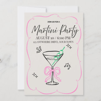 Martini Party Invitation 