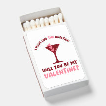 Martini Saint-Valentin Rose et Rouge Galentines Mo