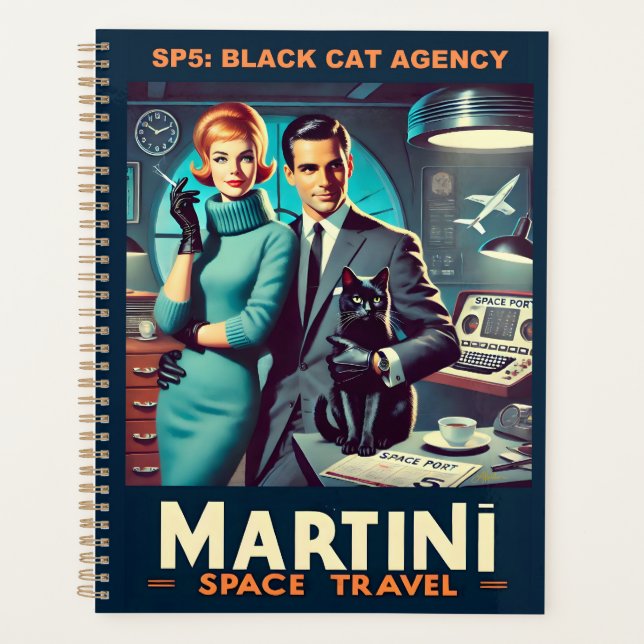 Martini Space Travel Poster SP5 : Agence de Chat N (Devant)