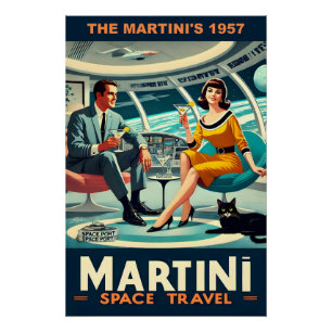 Martini Space Travel Posters The Martini's 1957