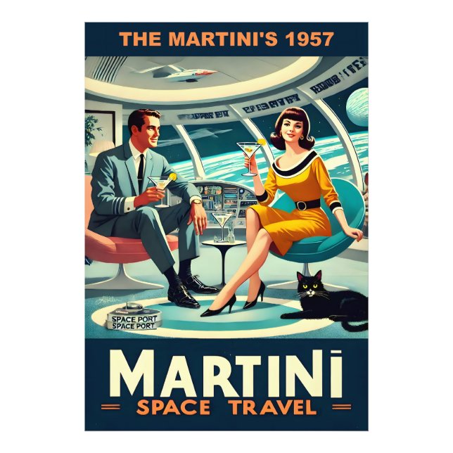Martini Space Travel Posters The Martini's 1957 (Devant)