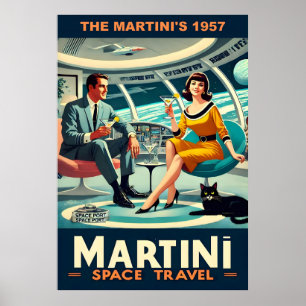 Martini Space Travel Posters The Martini's 1957