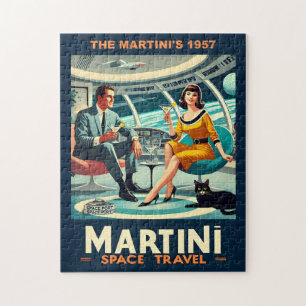 Martini Space Travel Posters The Martini's 1957 Jigsaw Puzzle