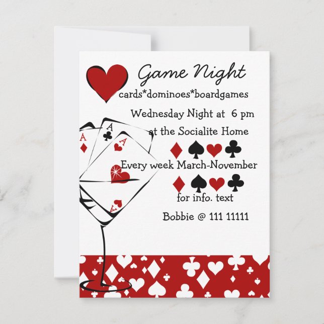 Martini Suit Invitation (Front)