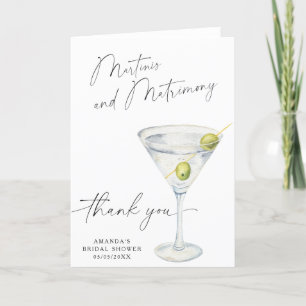 Martini Thank you Bridal shower 