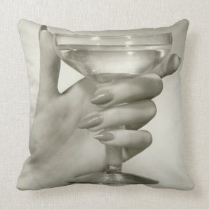 Martini Throw Pillow