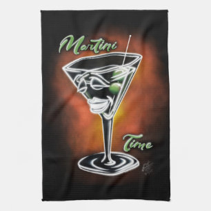 Martini Time Kitchen Towel
