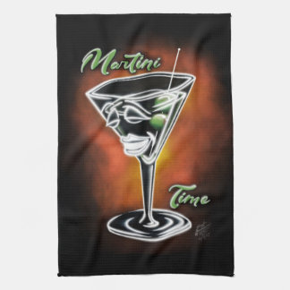 Martini Time Kitchen Towel