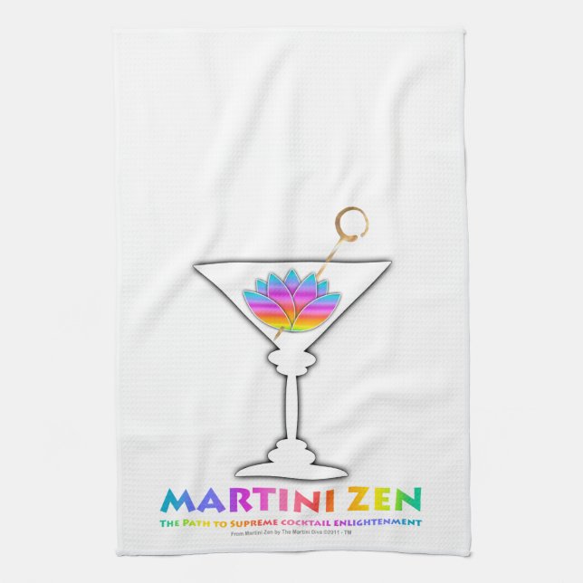 MARTINI ZEN Kitchen, Bath & Bar TOWEL (Vertical)