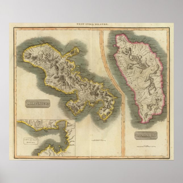 Martinico, Dominica Poster (Front)