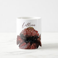 Martinique Carribbean Floral Monogrammed Name