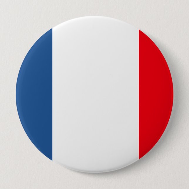 Martinique Flag 4 Inch Round Button (Front)