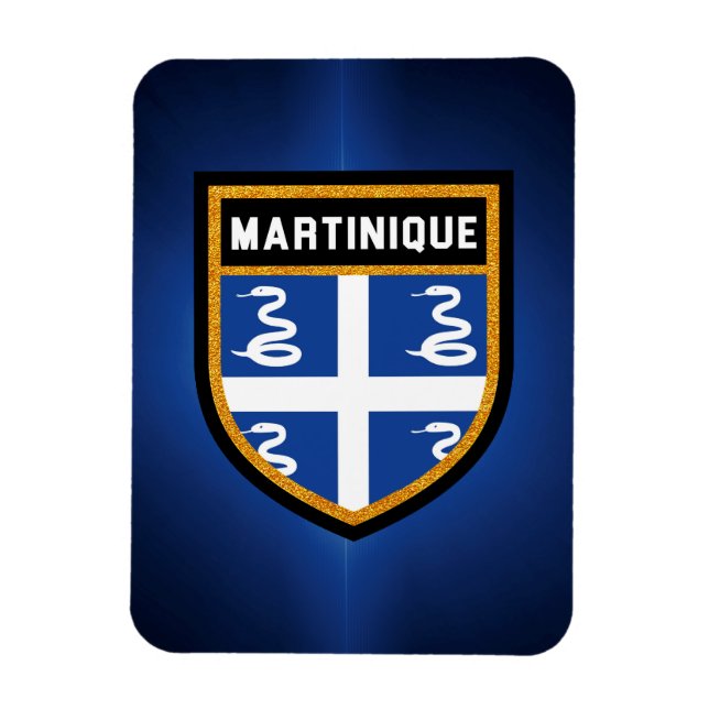 Martinique Flag Magnet (Vertical)