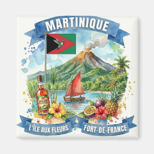 Martinique Island Souvenir Magnet