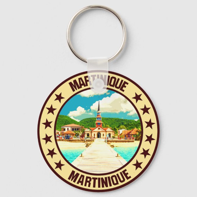 Martinique                       keychain (Front)