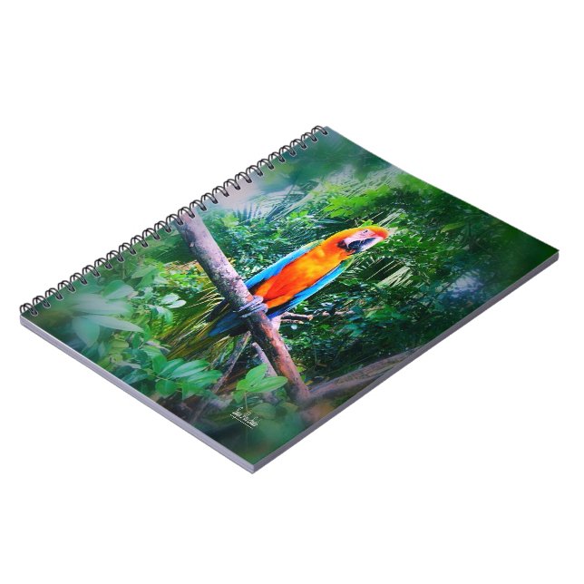 Martinique Macaw Notebook (Left Side)