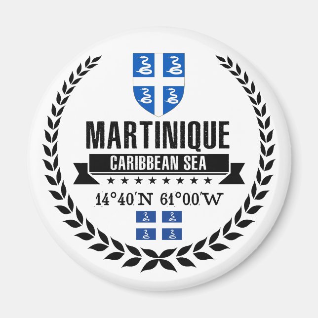 Martinique Magnet (Front)