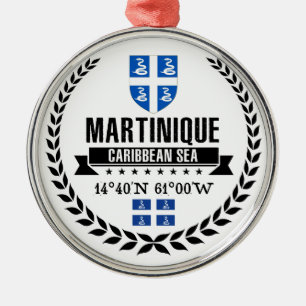 Martinique Metal Ornament