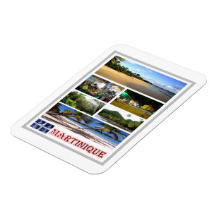 Martinique - Mosaic - Magnet