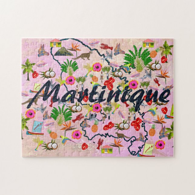 Martinique puzzle (Horizontal)