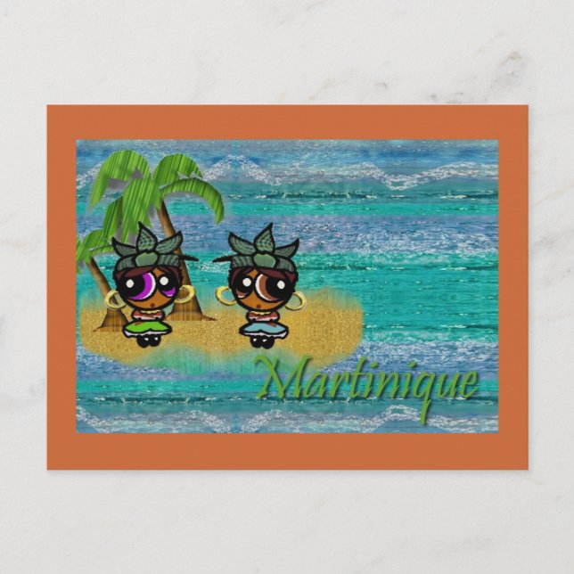 Martinique / Zafè ko sa ki pa la ! Postcard (Front)