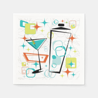 Martinis A Go-Go Cocktail Napkins