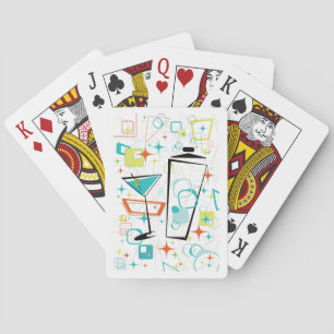 Martinis A Go-Go Playing Cards