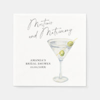 Martinis and Matrimony Bridal shower 