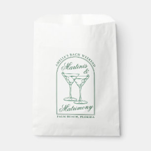 Martinis & Matrimony Bachelorette Weekend Favour Bag