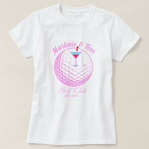 Martinis & Tees Golf Shirt - Ladies Cute Top