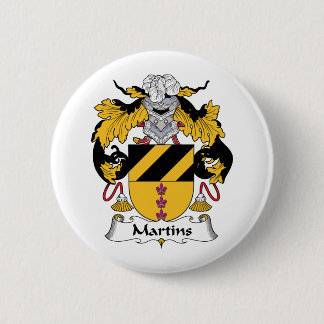 Martins Family Crest 2 Inch Round Button