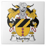 Martins Family Crest Tile<br><div class="desc">Martins Coat of Arms</div>