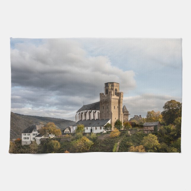 Martinskirche Oberwesel Kitchen Towel (Horizontal)