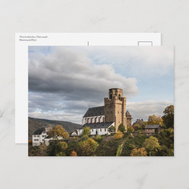 Martinskirche Oberwesel Postcard (Front/Back)